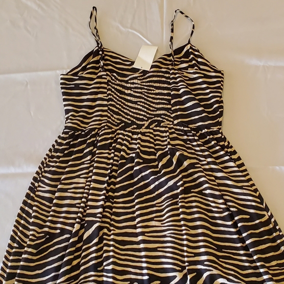 H&M Dress zebra print midi NWT - Picture 4 of 8